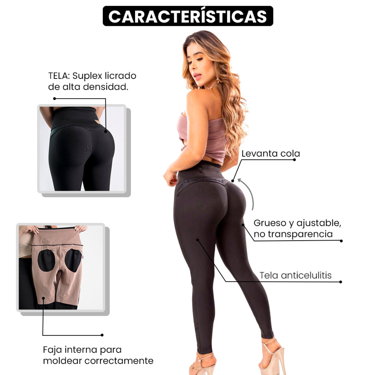 LEGGINS CON FAJA INTERNA