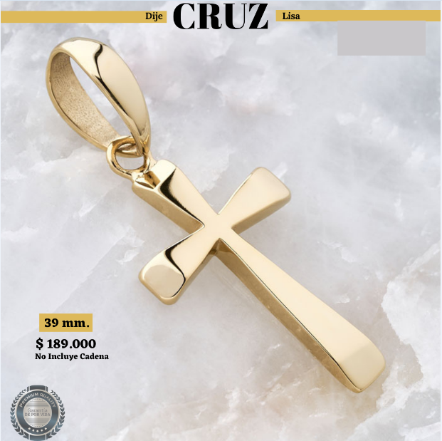 DIJE CRUZ LISA