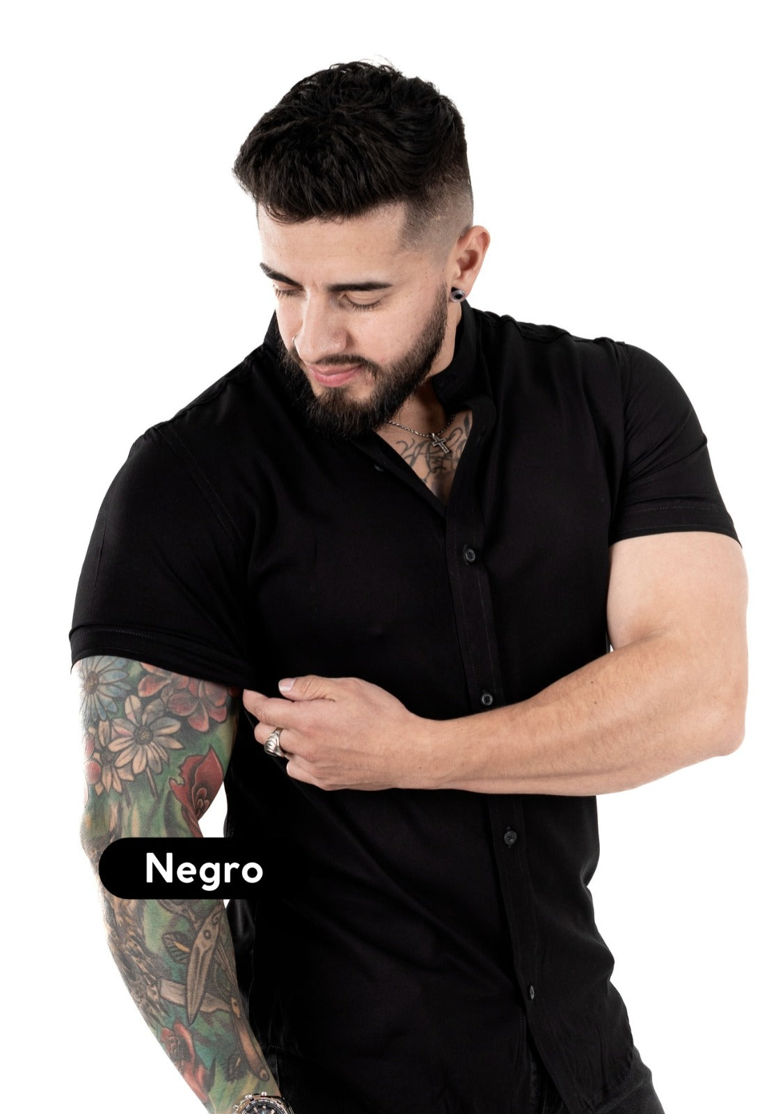Camisa Chalis Negro