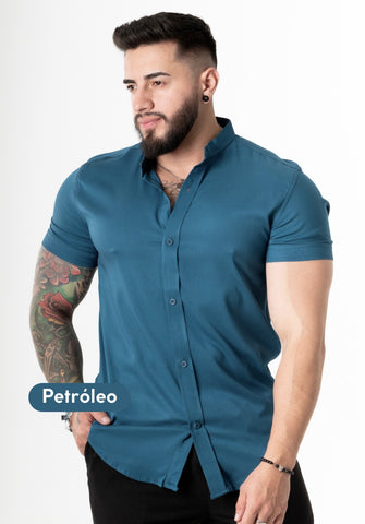 Camisa Chalis Petroleo