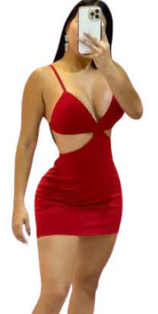 VESTIDO SIRENA ROJO